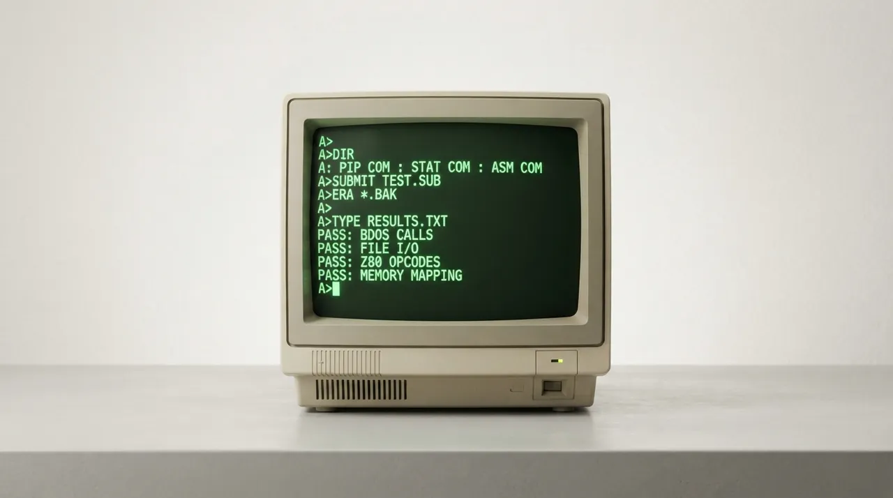 CP/M Emulator Test Cases