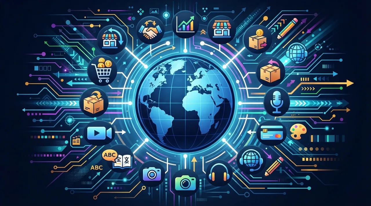 3 English-Language Business Ventures: Global Market, International Sales