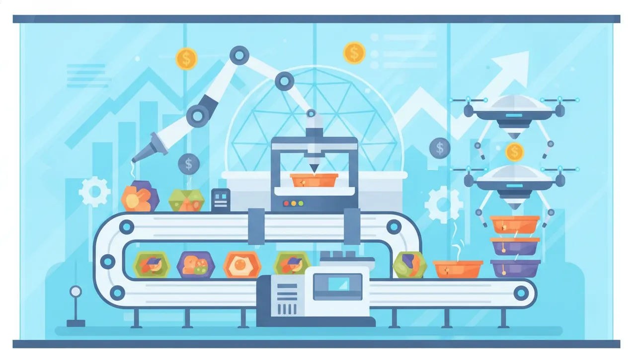 Feasibility Study for a Smart Central Kitchen Producing Personalized Ready Meals Using 3D Food Printing in Saudi Arabia