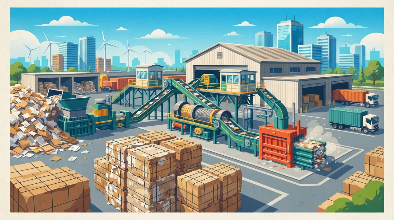 Feasibility Study of a Paper and Cardboard Recycling Project in the United States