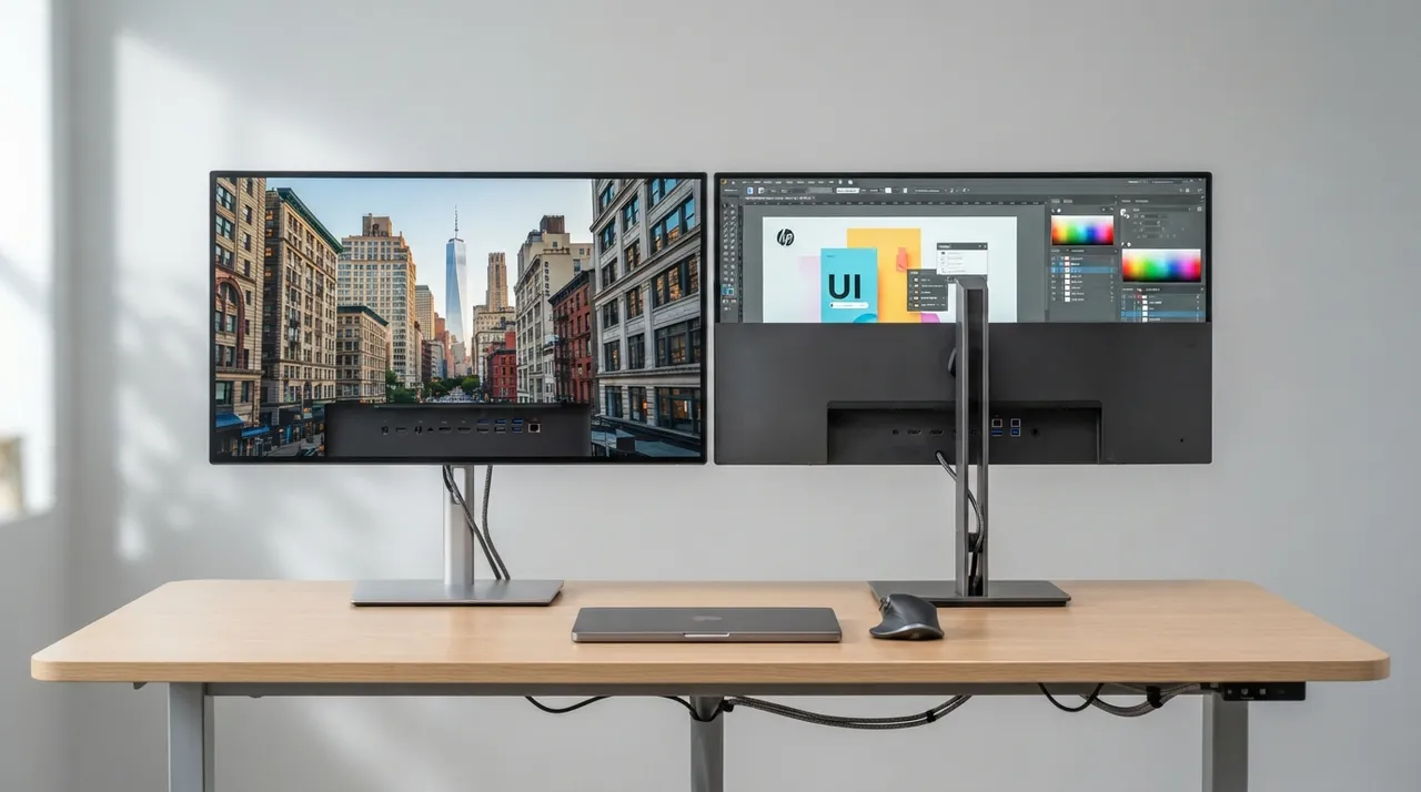 Dell U2724DE ضد HP E27 G5: أيهما الأفضل لعملك؟