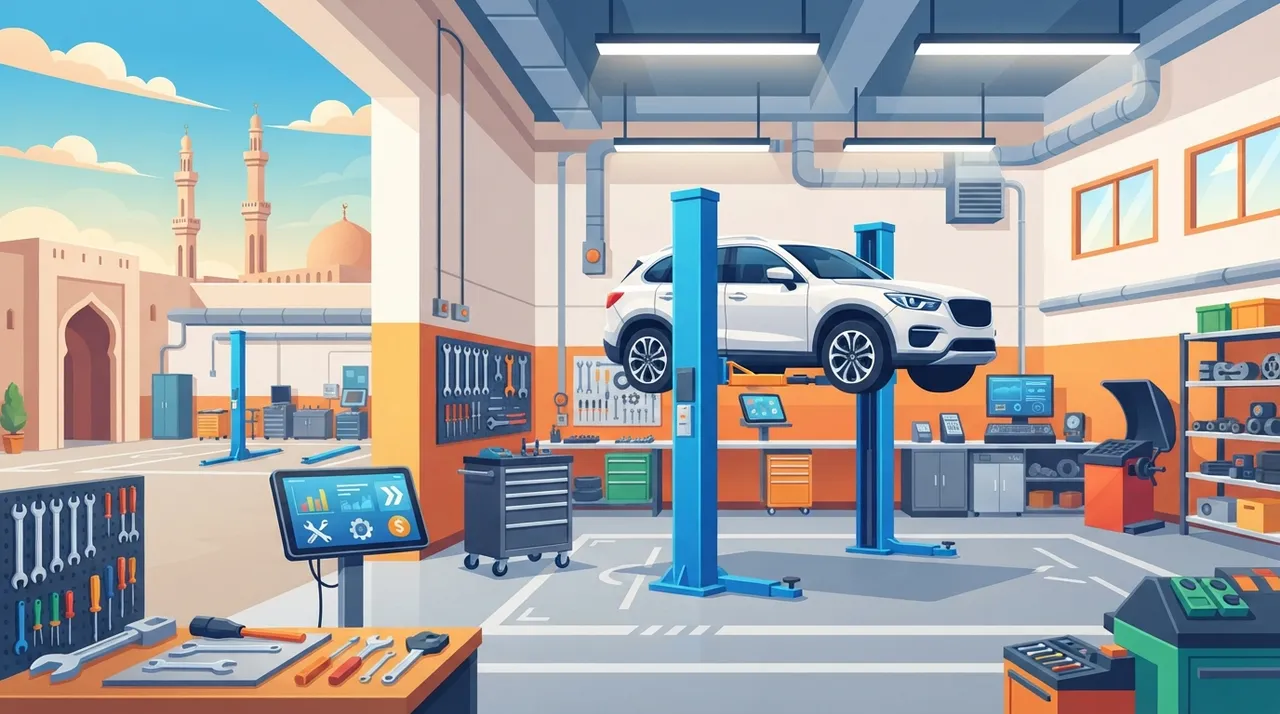 Feasibility study of an car maintenance workshop project in Oman