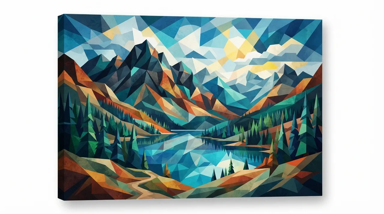 Your Photos in Geometric Abstraction Style: A Unique Artistic Touch
