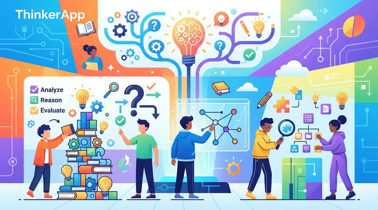 ThinkerApp — Critical Thinking Platform for Kids and Teens