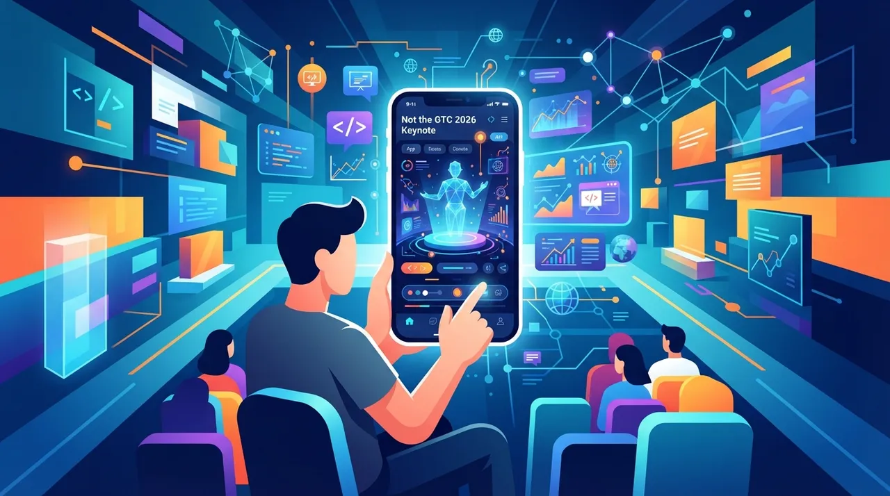 Not the GTC 2026 Keynote — محاكاة مؤتمر تقنيّ محترف