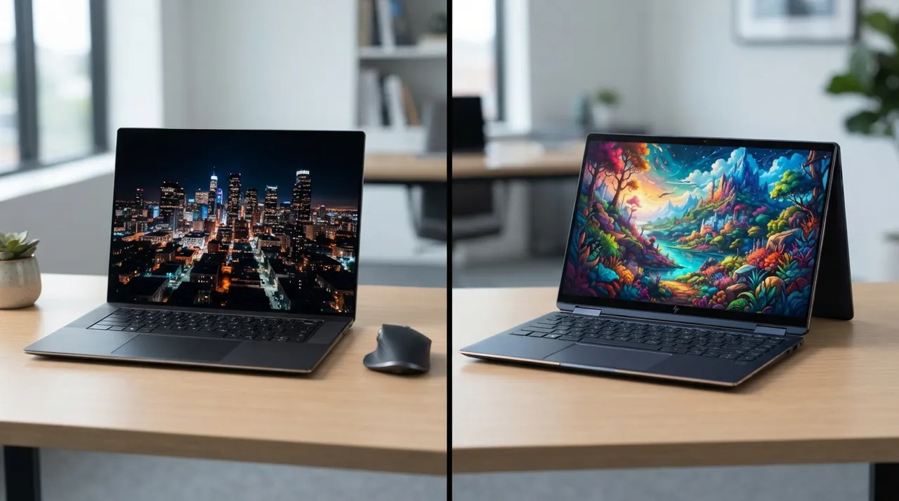 Dell XPS 16 (2026) ضدّ HP Spectre x360 16 (2026)