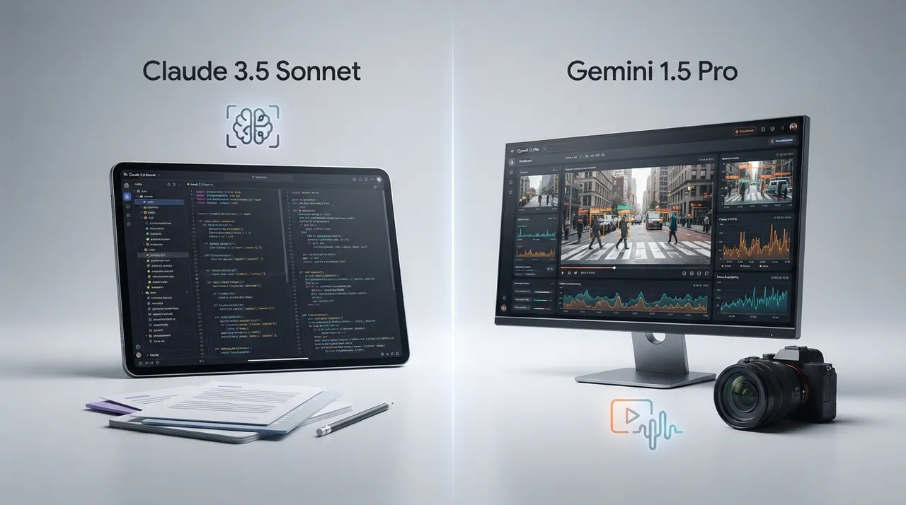 Claude 3.5 Sonnet أم Gemini 1.5 Pro: أيهما أفضل؟