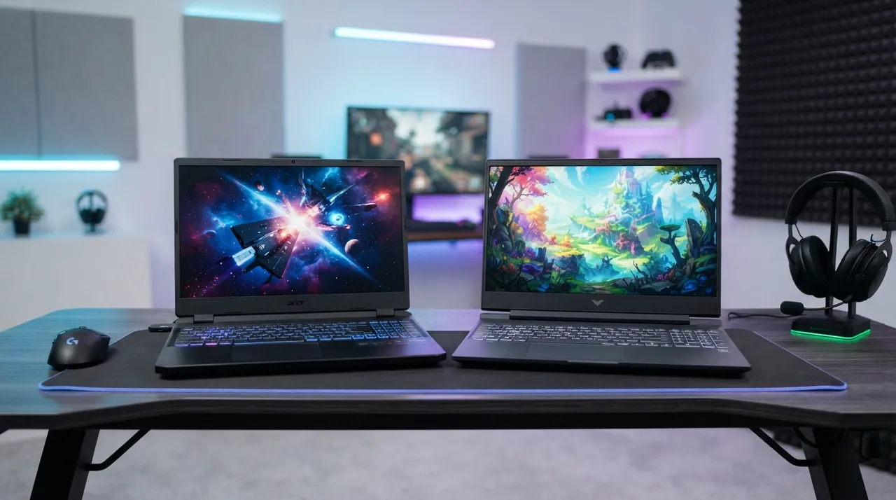 Acer Nitro V 15 ANV15-51 ضد HP Victus 15 FA1093DX