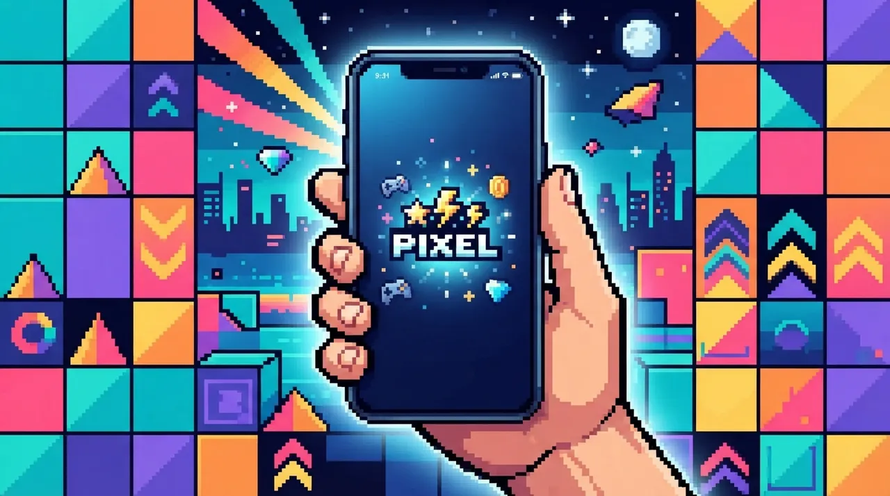 Retro Pixel Art Product