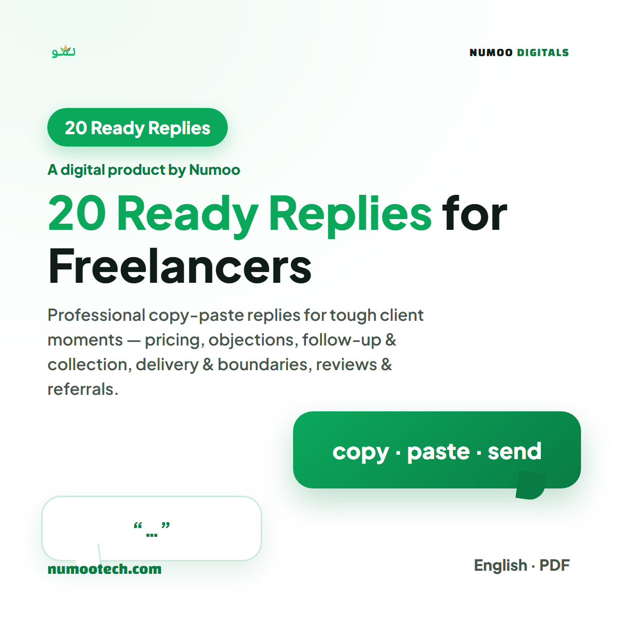 20 Ready Replies for Freelancers