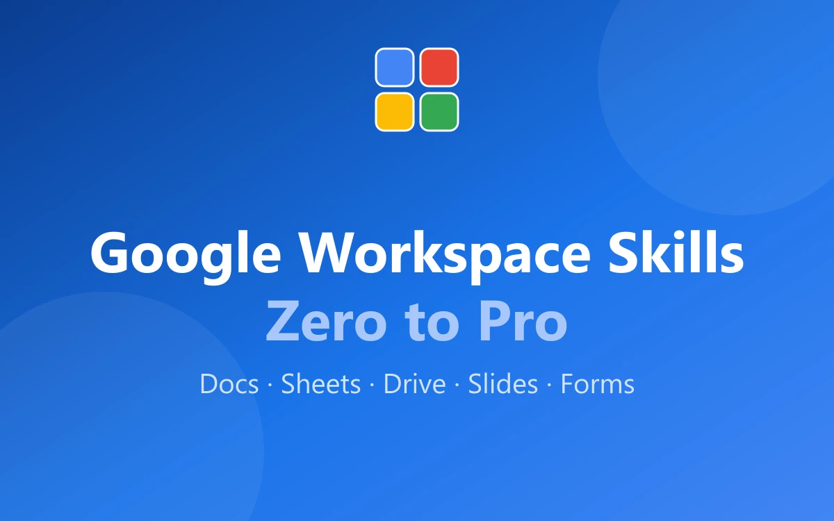 Google Workspace Skills — Zero to Pro